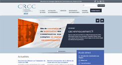 Desktop Screenshot of crcc-paris.fr