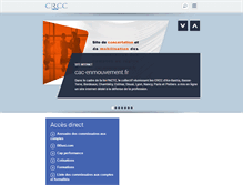 Tablet Screenshot of crcc-paris.fr